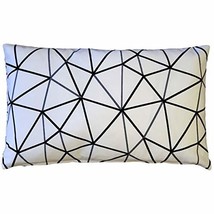 PILLOW DÉCOR Crossed Lines Cotton Print Throw Pillow - $24.95+
