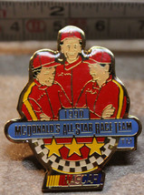 McDonalds Nascar 1990 All-Star Race Team Collectible Pinback Pin Button - £8.52 GBP