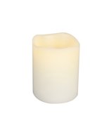 Everlasting Glow LED Wax Melted Edge Candle, Bisque Color, 3&quot; x 4&quot; - $31.69 CAD