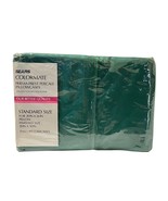 Sears Perma-Prest Standard Pillowcases 50/50 # 844 Evergreen New Vintage - $17.01