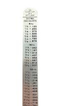 Stainless Steel Agricultural Service 6" Ruler SS Depth Gauge Made USA No. 600 image 8