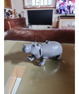 Lego Duplo - Large Grey Hippo Hippopotamus With Hinged Mouth Figure Piece - $19.13 CAD