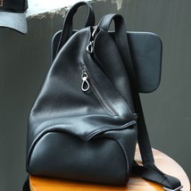 Anti-theft Genuine Leather Small Backpack Women Retro Classic School Bags For Gi - £92.22 GBP