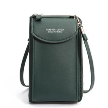 Women&#39;s Small Crossbody Shoulder Bags PU Leather Female Cell Phone Pocket Bag La - £14.48 GBP
