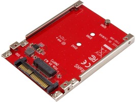 StarTech U2M2E125 M.2 to U.2 Adapter - for 1 x M.2 NVMe SSD - U.2 (SFF-8639) Hos - $86.99