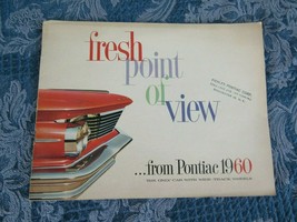 1960 Pontiac Bonneville Star Chief Catalina Sales Brochure 16 Pages - $9.89