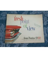 1960 Pontiac Bonneville Star Chief Catalina Sales Brochure 16 Pages - $13.56 CAD