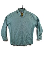 Cinch Western Wear Modern Fit Teal Polka Dot LS Button Front Shirt Mens ... - £22.64 GBP