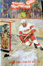 Detroit Rosso Ali 1980-81 Fatti Libro Hockey Annuario Media Guida - £26.74 GBP
