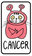 Cat Zodiac Refrigerator Magnet 02 - Cancer - $7.99