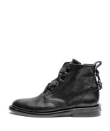 Zadig &amp; Voltaire Laureen Roma Round Toe Leather Low-Heel Booties Boots S... - $414.05 CAD