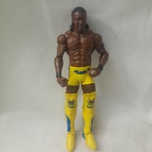 Mattel 2011 WWE Basic Yellow Suit Kofi Kingston  Wrestling Action Figure... - £7.77 GBP