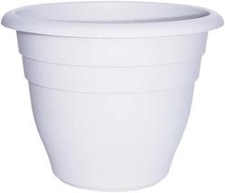 Plastic Planters 10-Pack 10 Inch, round Plants Growing Pots with Drainag... - £52.68 GBP
