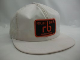 Ritchie Bros Patch Hat Vintage K Brand Snapback Trucker Cap - £23.42 GBP