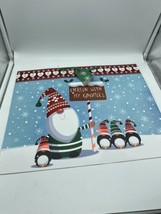 Gift Bag Chillin With My Gnomies Holiday Christmas Santa Snowman Penguin Large - £3.98 GBP