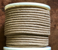 6.1m: electric jute covered cord, rope/hemp round lamp/pendant cable - £19.24 GBP+