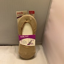 Peds No Show Low Cut Liner Cushion Beige Shoes Size 5-10 Med - €9,52 EUR