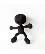 Mr. Game and Watch super smash bros inspired plush, poseable, made to order 40cm - $60.00