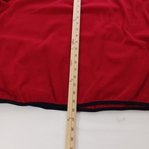 Hanes HN470100 Men's Red 1/4 Zip Pullover Sweater Long Sleeve Size Medium image 12