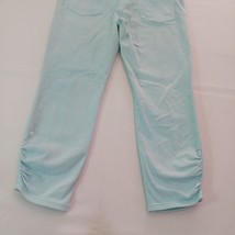 White House Black Market Crop Jeans Women’s Size 10P The Skinny Green Stretch image 14