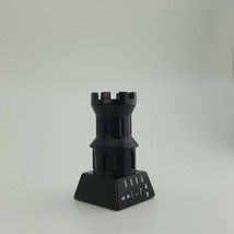 1995 The Right Moves Replacement Black Rook Chess Game Piece Part 4550 - £1.99 GBP