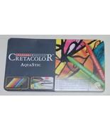 Cretacolor AquaStic Set 10 Water Soluble Oil Pastel Metal Box Austria - £10.63 GBP