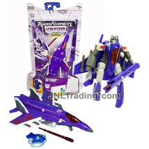 Year 2005 Transformers Cybertron Deluxe 6 Inch Figure - SKYWARP Fighter Jet - £66.38 GBP