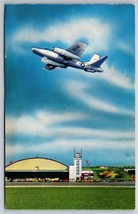 B-45 North American&#39;s Tornado Light Bomber Air Force 1959 Chrome Postcard A13 - £2.33 GBP