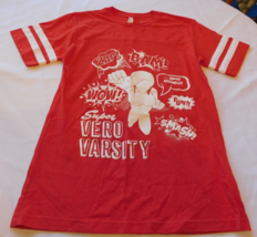 Live and Tell Juniors T Shirt Short Sleeve Size S small Super Vero Varsity - $24.74