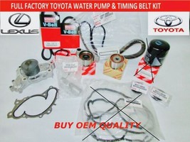 Toyota Lexus ES300 ES330 Camry V6 Factory Oem Water Pump Belt Kit 3.0 &amp; 3.3 - £273.75 GBP