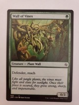 MTG Magic The Gathering Card Wall of Vines Creature Plant Wall Green Jumpstart - £5.77 GBP