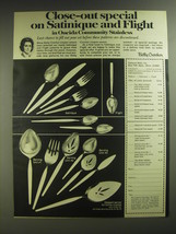 1974 Betty Crocker Oneida Community Stainless Silverware Advertisement - £14.87 GBP