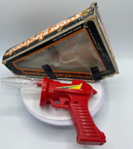 Vintage Super Electronic Space Gun Ray Gun 1970&#39;s -80&#39;s with Box KK Toys - £42.82 GBP