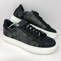 P448 Women’s Thea Platform Fashion Sneaker Sz 38 (7.5-8) Black Glitter S... - $59.35