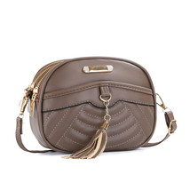 2024 Crossbody Shoulder Bag Fashion Tassel Women Bag Cylinder Mini Pouch Mobile  - £30.44 GBP