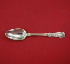 Danish Sterling Silver Teaspoon with Wreath and Leaves Circa 1887 5 1/2&quot; - £45.93 GBP