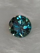 6.95Ct Greenes Bleu Desseré Véritable Moissanite Taille 12.9 MM en Gros Certifié - £43.80 GBP