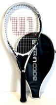 Wilson Tour Slam Tennis Racket 4 1/2" Stop Shock Pads Power Strings - £11.01 GBP