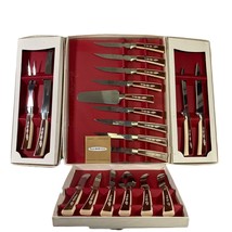 Vintage Sheffield 19 pc. Treasure Chest Stainless Steel Knife Set - £18.21 GBP
