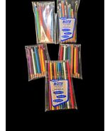 Lot of 5 Wallace Motif Thin Line Colored Pencil Sets – 1 NOS + 4 Used Vi... - $110.93 CAD