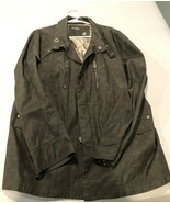 GUESS CHARCOAL GRAY MENS COAT BUTTON DOWN (XL) NEW WITHOUT TAGS - €47,04 EUR