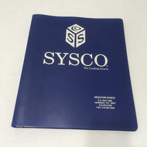 Sysco vintage 1997 binder with  food service product line list catalog - $19.75