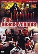 Five Deadly Venoms movie DVD kung fu action - £50.25 GBP