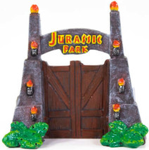 Jurassic Park Mini Gate Aquarium Ornament by Penn Plax - £4.65 GBP