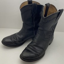 Ariat Heritage Roper Western Black Cowboy Boots 10002280 Mens 9.5 D US - £24.95 GBP