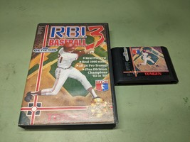 RBI Baseball 3 Sega Genesis Cartridge and Case - £4.31 GBP