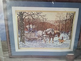 Heritage Collection Elsa Williams Sugaring Off Horses Needlepoint Kit 06... - $89.09