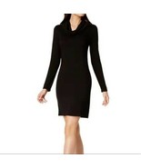 Maison Jules Cowl Neck Black Comfort Dress Size Medium NWT - £20.15 GBP