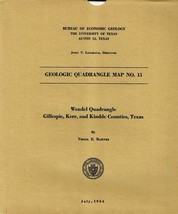 Geologic Map: Wendel Quadrangle, Texas - $12.89