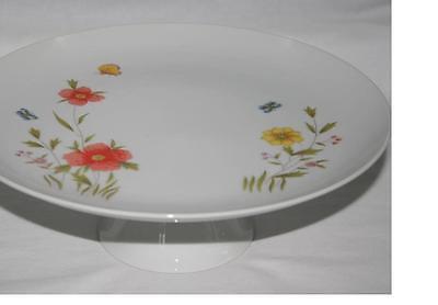Andrea by Sadek Japan -Country Flowers- Butterfly Cake Stand  #2061 - $50.00